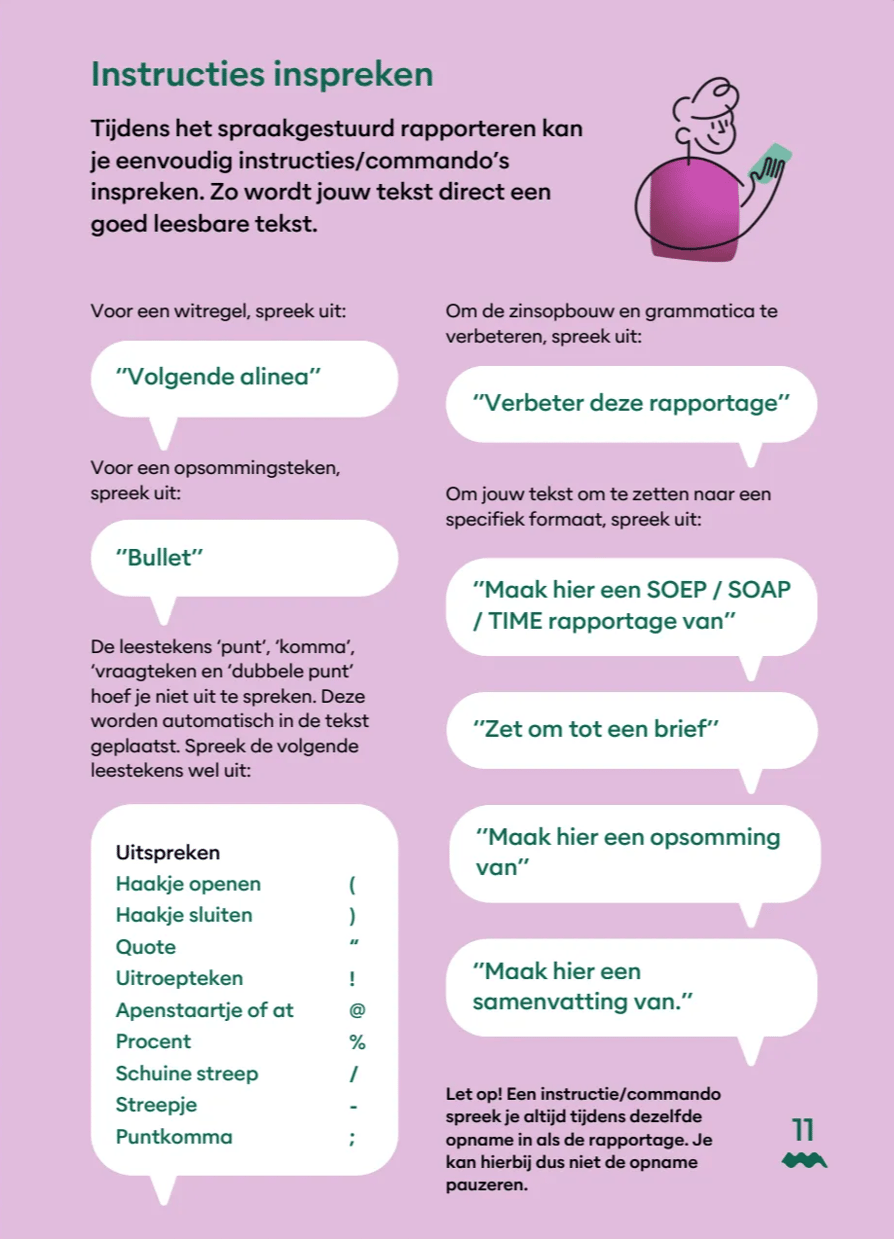 Instructies Hoe gebruik ik leestekens?